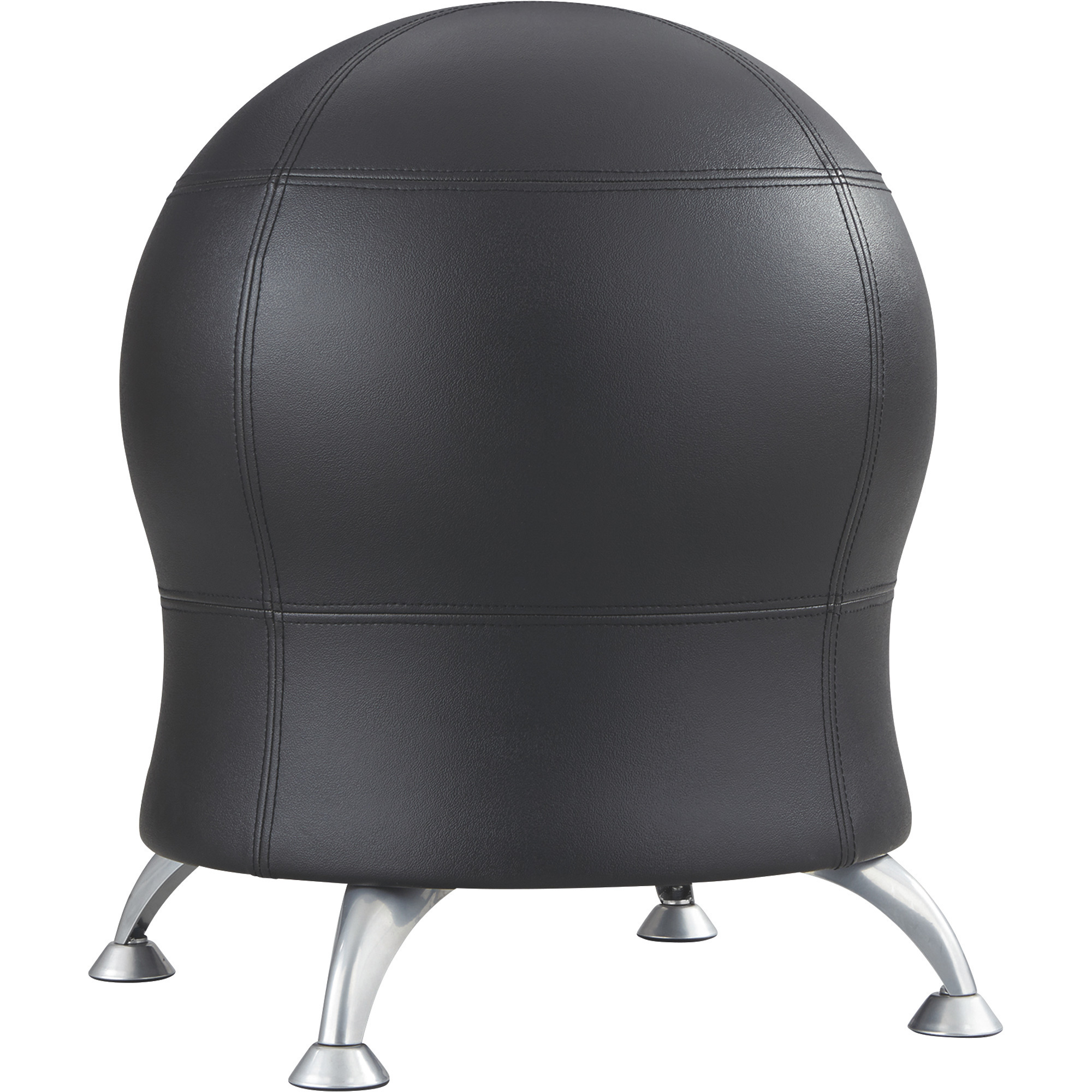 Safco Zenergy Ball Chair, Black Vinyl, Model# 4751BV